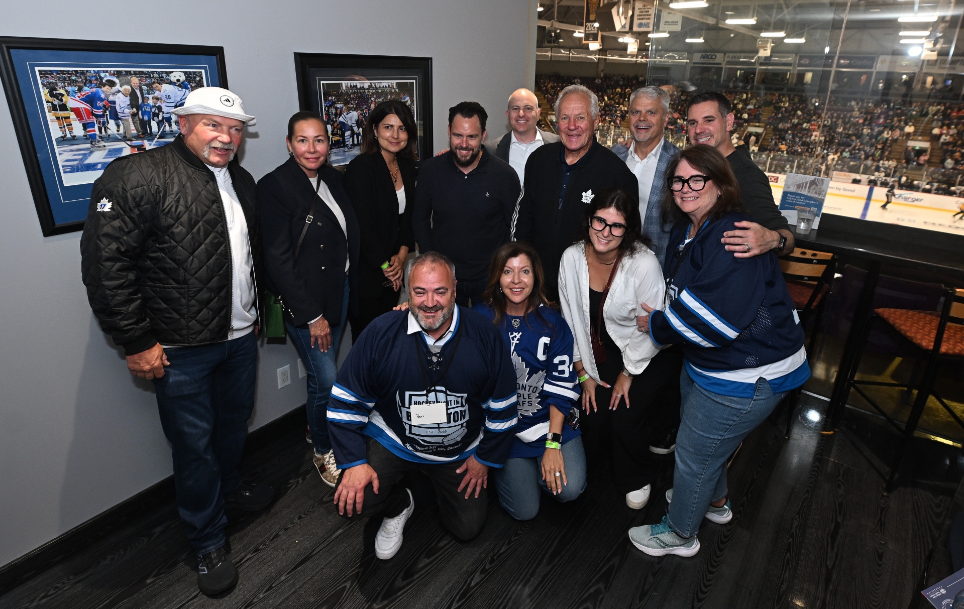 primont team with darryl sittler and wendel clark
